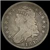 Image 1 : 1817 Capped Bust Half Dollar NICELY CIRCULATED