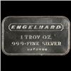 Engelhard 1 Troy Oz .999 Fine Silver Bar
