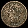Image 1 : 1853 Braided Hair Half Cent CLOSELY UNCIRCULATED