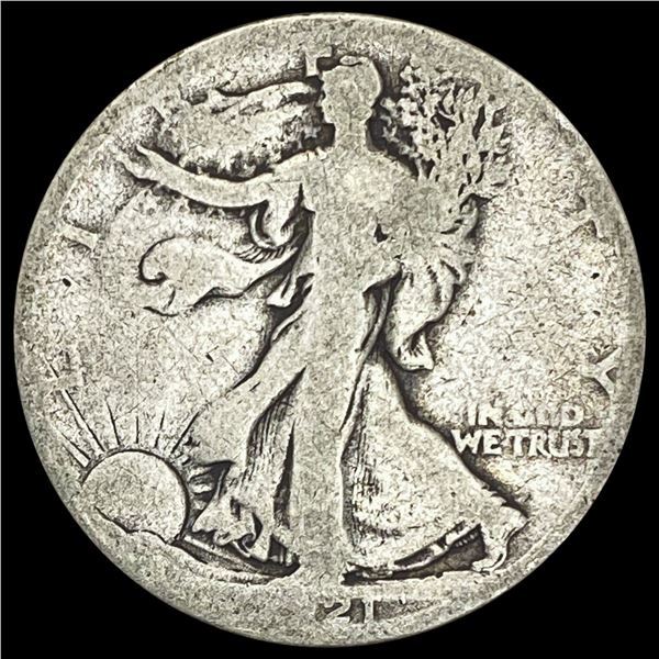 1921-S Walking Liberty Half Dollar NICELY CIRCULATED