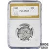 Image 1 : 1930 Standing Liberty Quarter PGA MS63
