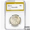1934-S Walking Liberty Half Dollar PGA AU58