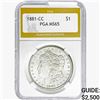 1881-CC Morgan Silver Dollar PGA MS65