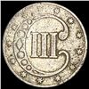 Image 2 : 1852 Silver Three-Cent Piece CLOSELY UNCIRCULATED