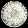 1852 Silver Three-Cent Piece CHOICE AU