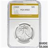 1920 Walking Liberty Half Dollar PGA MS62
