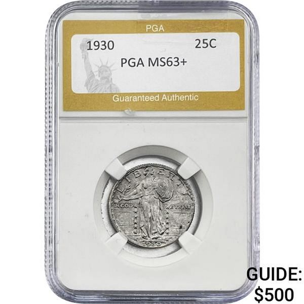 1930 Standing Liberty Quarter PGA MS63+