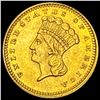 Image 1 : 1874 Indian Princess Gold Dollar CHOICE BU