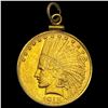 Image 1 : 1913 Indian Head $10 Eagle w/Bezel UNC