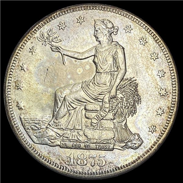 1875-CC Trade Dollar CLOSELY UNCIRCULATED