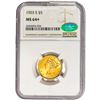 Image 1 : 1903-S CAC $5 Gold Half Eagle NGC MS64+