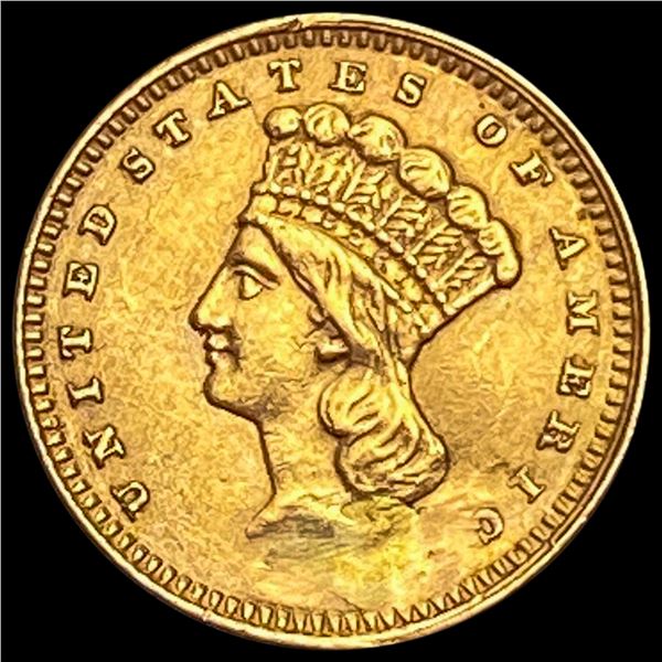 1862 Indian Princess Head Gold Dollar HIGH GRADE