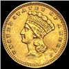 1862 Indian Princess Head Gold Dollar HIGH GRADE