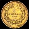 Image 2 : 1862 Indian Princess Head Gold Dollar HIGH GRADE
