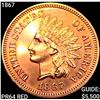 Image 1 : 1867 Indian Head Cent GEM PROOF RED