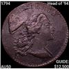 Image 1 : 1794 Head of '94 Liberty Cap Large Cent CLOSELY UNCIRCULATED