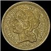 Image 1 : 1873 Three-Cent Nickel LIGHTLY CIRCULATED