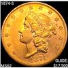 Image 1 : 1874-S $20 Gold Double Eagle UNCIRCULATED