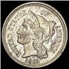 1865 Three-Cent Nickel NEARLY UNCIRCULATED
