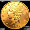 Image 1 : 1905 $20 Gold Double Eagle CHOICE BU