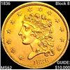Image 1 : 1836 Block 8 $2.50 Gold Quarter Eagle UNCIRCULATED
