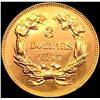 Image 2 : 1857 $3 Gold Piece CHOICE BU PL