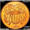 Image 1 : 1873 Closed 3 Two Cent Piece GEM BU RD
