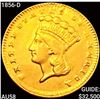 Image 1 : 1856-D Rare Gold Dollar CHOICE AU