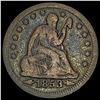 Image 1 : 1853 Arrows Seated Liberty Quarter NICELY CIRCULATED