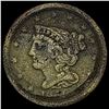 1851 Braided Hair Half Cent NICELY CIRCULATED