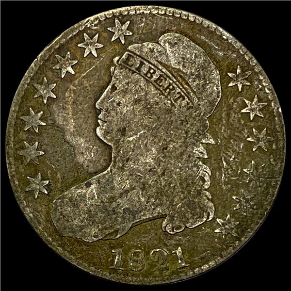 1821 Capped Bust Half Dollar NICELY CIRCULATED
