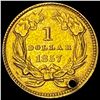 Image 2 : 1857 Indian Princess Head Gold Dollar HIGH GRADE