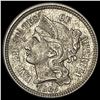 1865 Three-Cent Nickel CLOSELY UNCIRCULATED