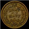Image 2 : This is a Civil War Token "Army & Navy" CLOSELY UNCIRCULATED