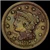 1857 Braided Hair Large Cent CLOSELY UNCIRCULATED