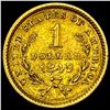 Image 2 : 1849 Liberty Head Gold Dollar CLOSELY UNCIRCULATED
