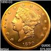 Image 1 : 1890-CC $20 Gold Double Eagle CHOICE BU