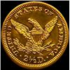 Image 2 : 1907 $2.50 Gold Quarter Eagle GEM PROOF CAM