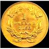 Image 2 : 1855 Rare Gold Dollar GEM BU