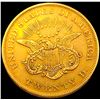 Image 2 : 1851 $20 Gold Double Eagle CHOICE AU