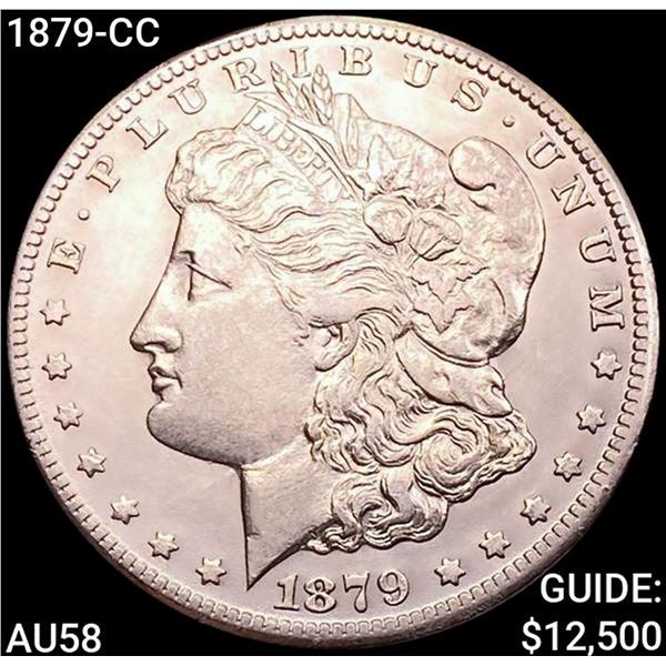 1879-CC Morgan Silver Dollar CHOICE AU
