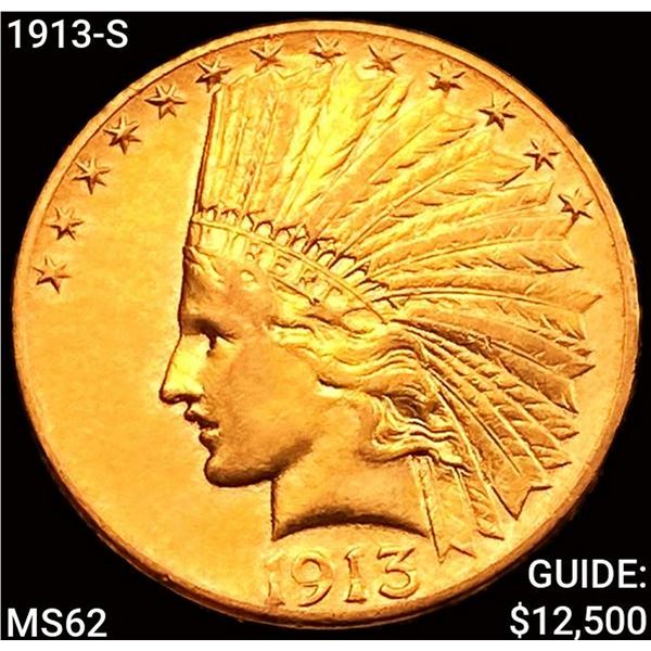 1913-S $10 Gold Eagle UNCIRCULATED