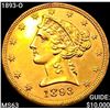 1893-O $5 Gold Half Eagle CHOICE BU