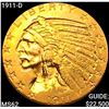 1911-D $5 Gold Half Eagle UNCIRCULATED