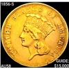 1856-S $3 Gold Piece CHOICE AU