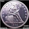 Image 1 : 1864 Seated Liberty Dollar CHOICE BU PL