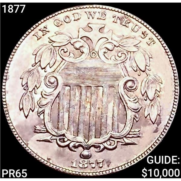 1877 Two Cent Piece GEM PROOF