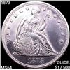 1873 Seated Liberty Dollar CHOICE BU