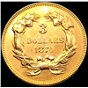 Image 2 : 1874 $3 Gold Piece CHOICE BU+