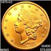 Image 1 : 1875-CC $20 Gold Double Eagle CHOICE BU
